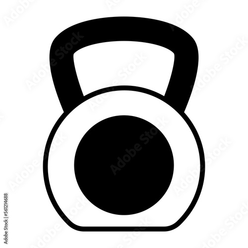 Amazing icon of kettlebell for premium use, weighting girya