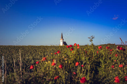 die Kirche von den Hoorn auf der Ferieninsel Texel