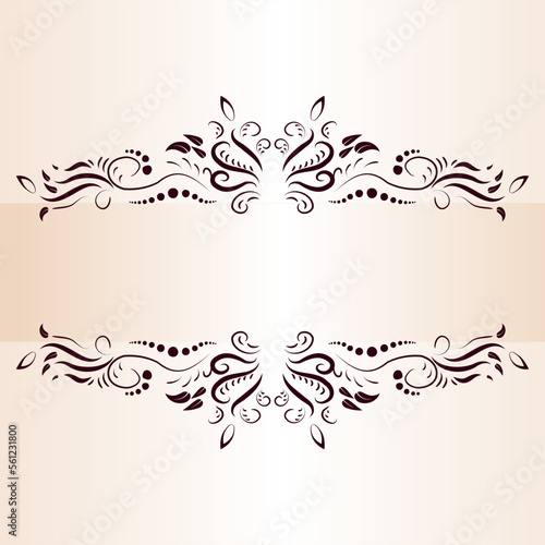 Luxurious frame, exquisite background. Victorian style. For your invitations, cards, postcards. Creates a special mood.