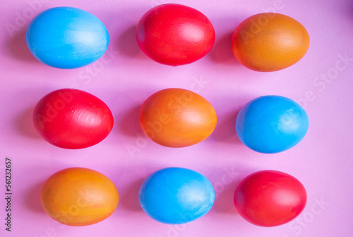 colorful easter eggs