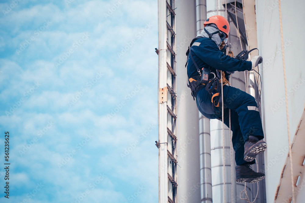 custom made wallpaper toronto digitalMale worker rope access inspection of thickness storage tank