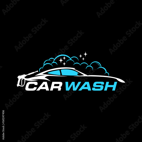car wash car logo template. automotive