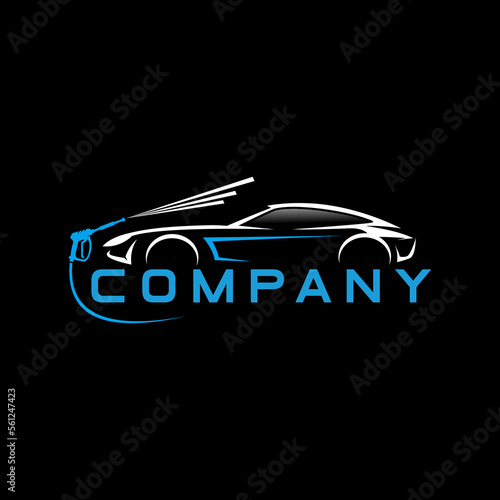 car detailing logo template. automotive logo