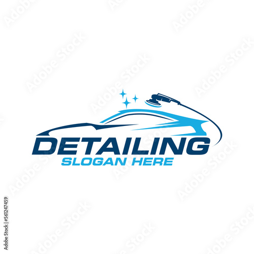 car detailing logo template