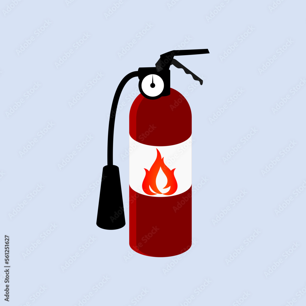 Obraz premium fire extinguisher vector illustration