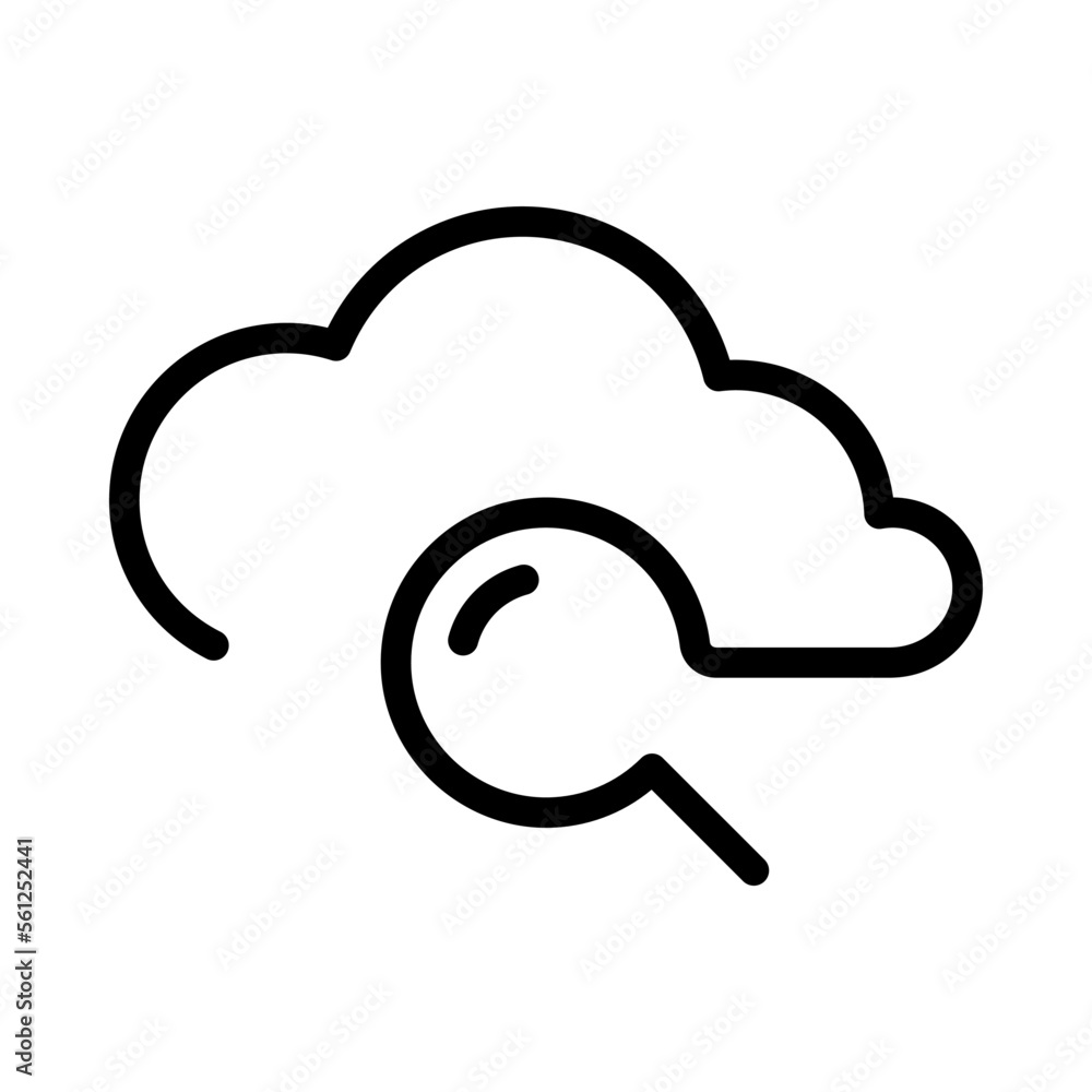 Cloud service and network line icon. Database and online storage. Cloud Computing, Cloud storage icon. Cloud service and network line icon. Database and online storage. Cloud Computing, Cloud storage icon.