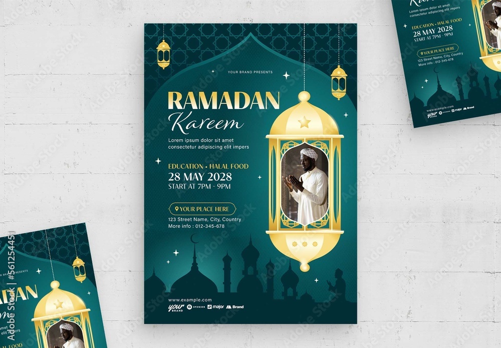 Ramadan Flyer Template Stock Template | Adobe Stock