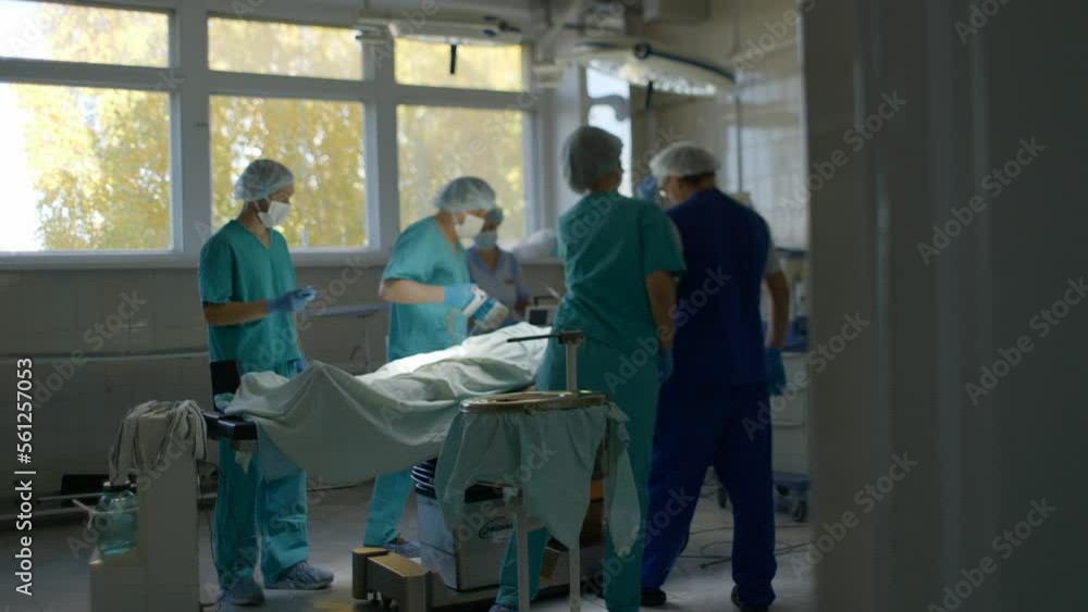 reanimation in the ambulance heart massage and discharge of a defibrillator reanimation in the ambulance heart massage and discharge of a defibrillator