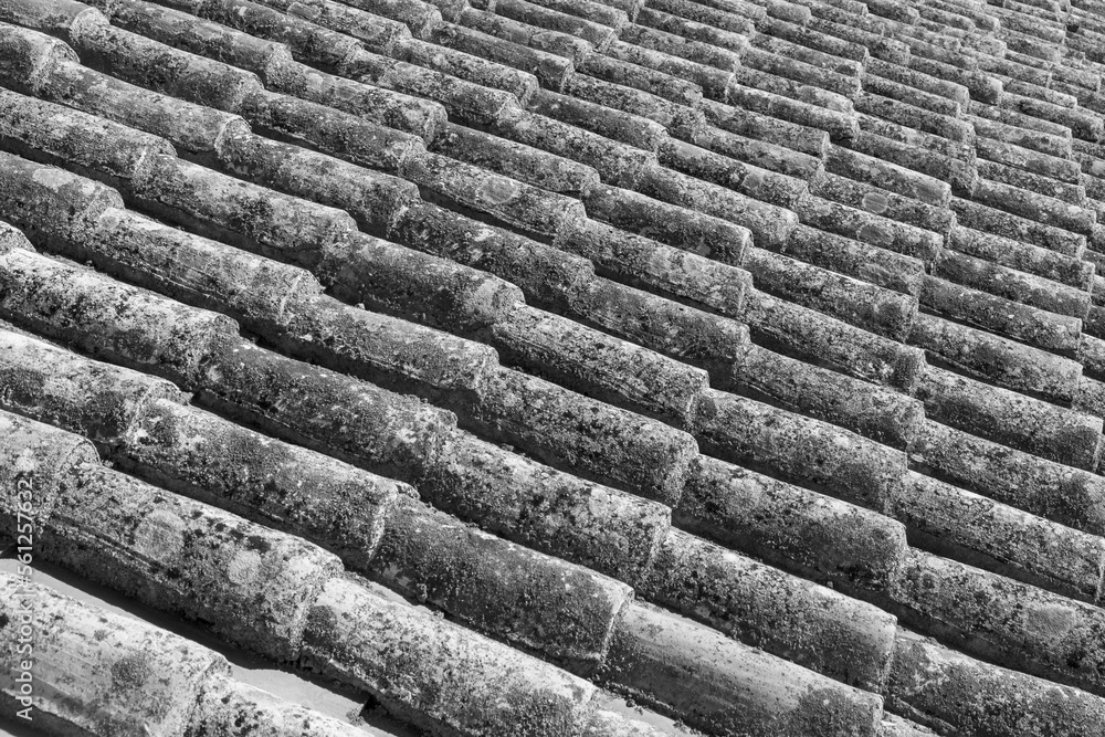 pattern of old red roof tiles pattern of old red roof tiles