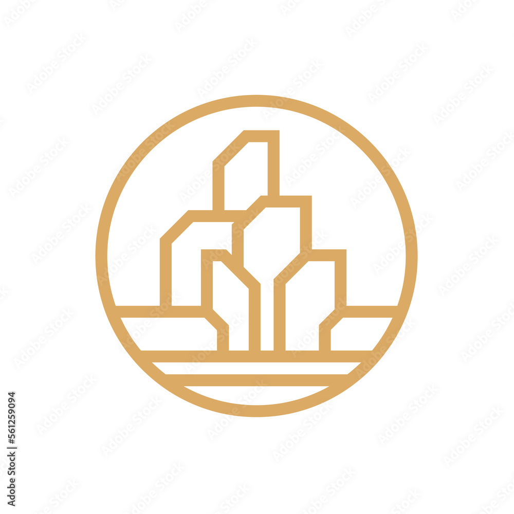 Building logo design template, Can be used for architecture, construction company, real estate, etc Building logo design template, Can be used for architecture, construction company, real estate, etc