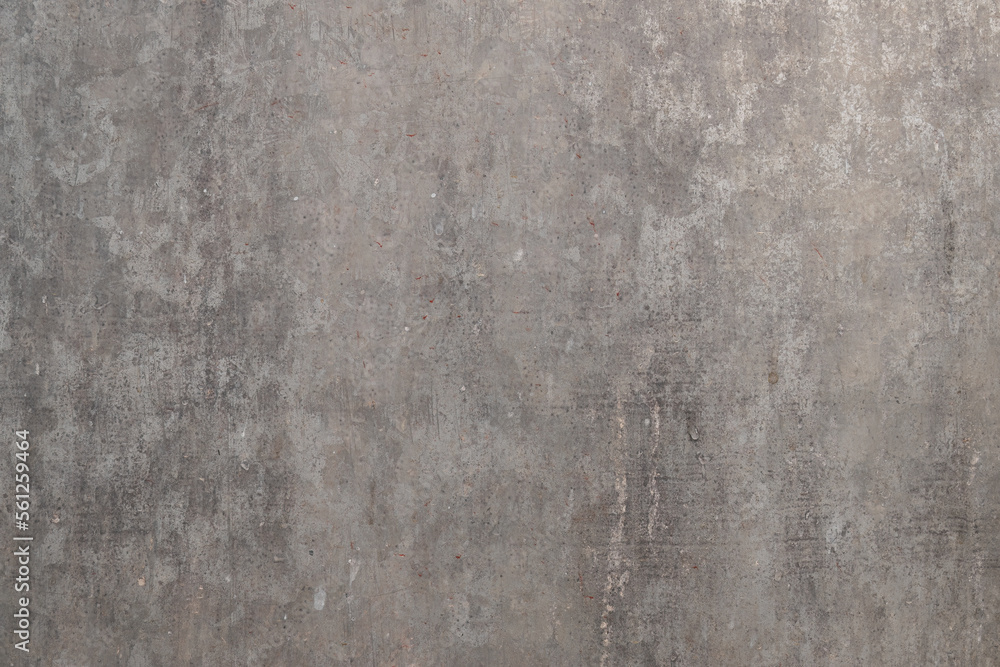 Worn sheet metal photo, gray background texture