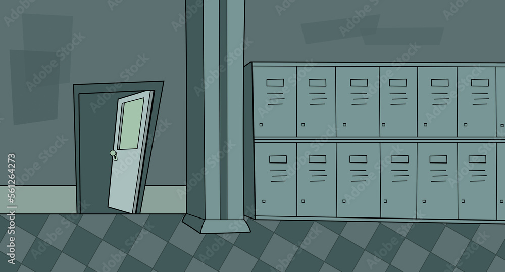 SCHOOL INSIDE CARTOON