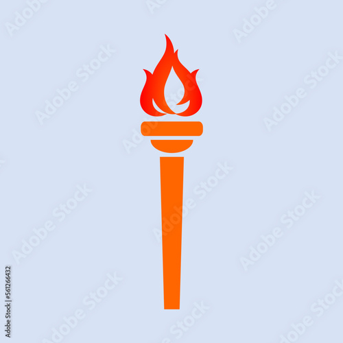 Torch vector icon