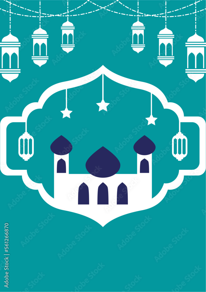 Vector ramadan poster
