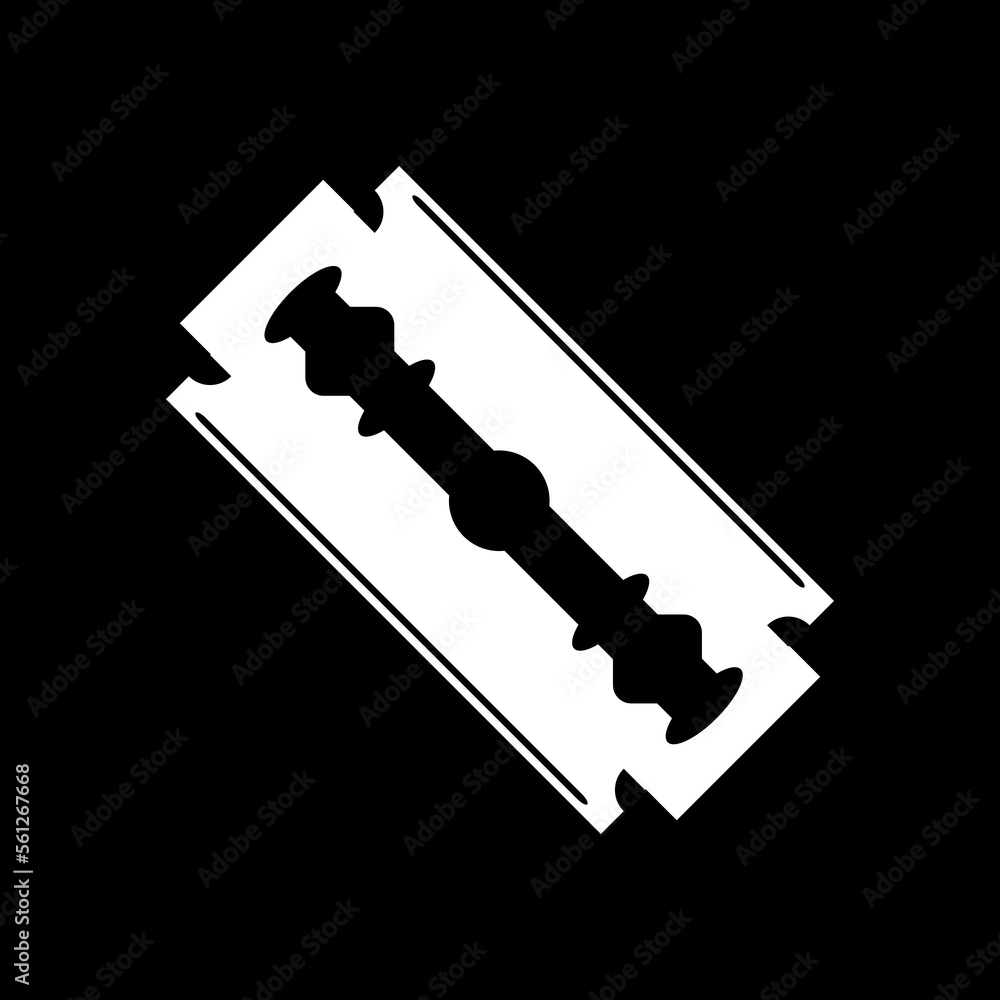 Naklejka premium Razor blade icon
