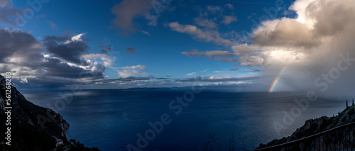 clouds over the sea
