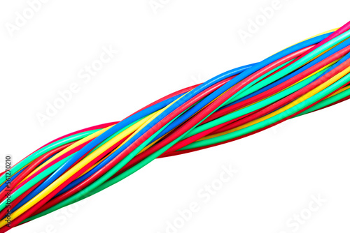 Colorful power copper electrical wire