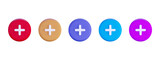 3d rendering plus sign cross symbol icon button ellipse shape collection