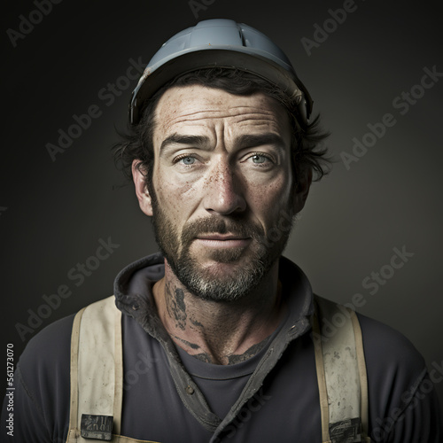 Tradesman-Contractor Portrait-Generative AI