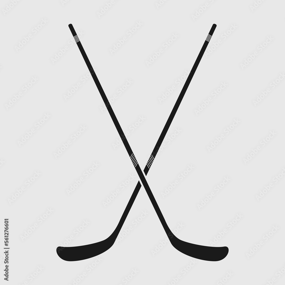 Vettoriale Stock Hockey Sticks SVG Cut File, Puck Svg, Sticks Svg, Ice ...