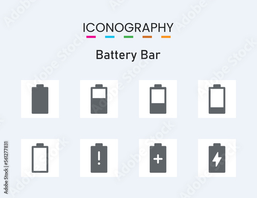 battery bar icon for web ui design