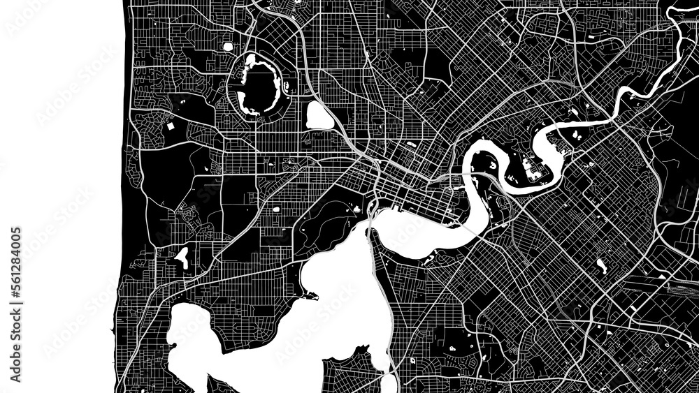 Perth Map Detailed Black Map Of Perth City Poster With Streets perth-map-detailed-black-map-of-perth-city-poster-with-streets