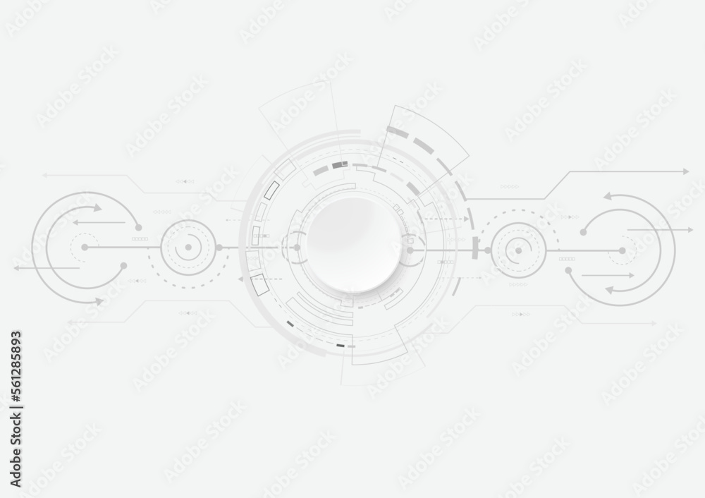 Hi-tech abstract technology background.Tech circle and technology background.Cyber security communication concept with circuit board. Hi-tech abstract technology background.Tech circle and technology background.Cyber security communication concept with circuit board.