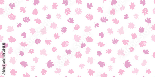 Leaves illustration background. Seamless pattern.Vector. 葉っぱのイラストパターン 