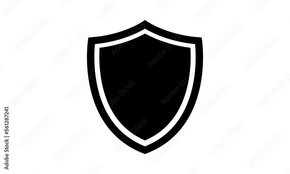 Shield icon template isolated. logo design, flat syle color editable vector illustration Shield icon template isolated. logo design, flat syle color editable vector illustration