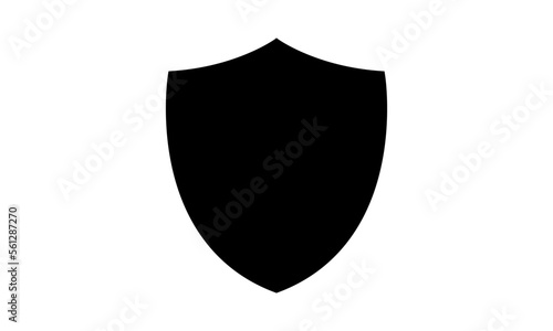 Shield icon template isolated. logo design, flat syle color editable vector illustration