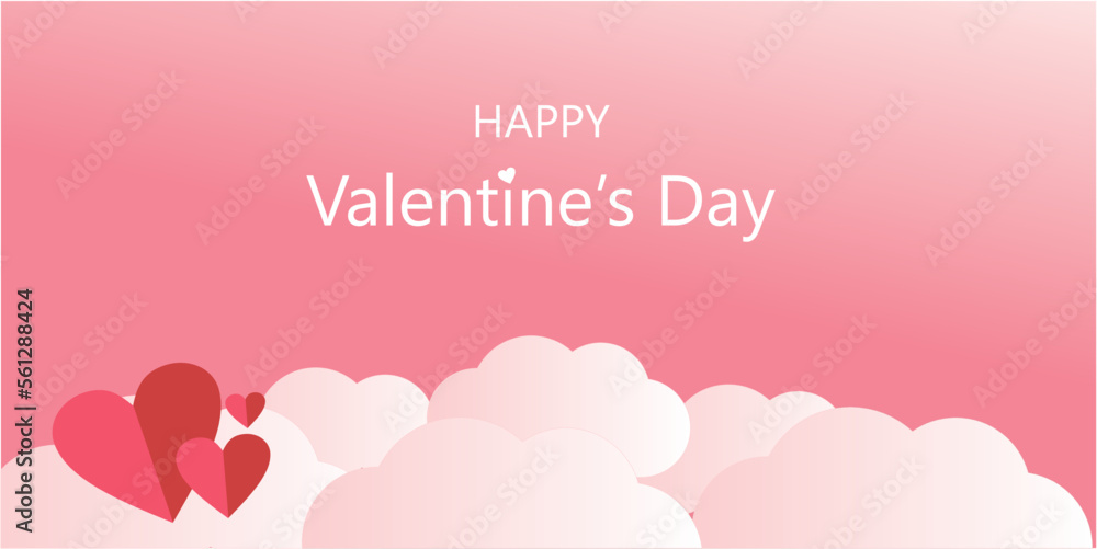 vector valentines day background abstract