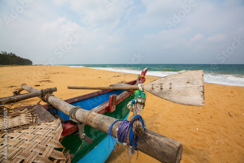 Fototapeta Naklejka Na Ścianę i Meble -  Boat on Sri Lanka