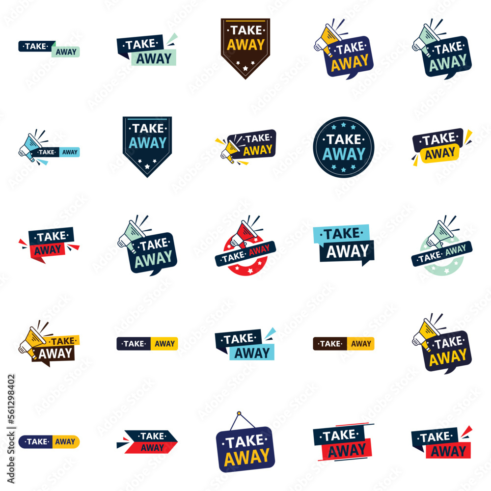 Take Away 25 Professional Vector Designs to Elevate Your Food Outlets and Restaurants