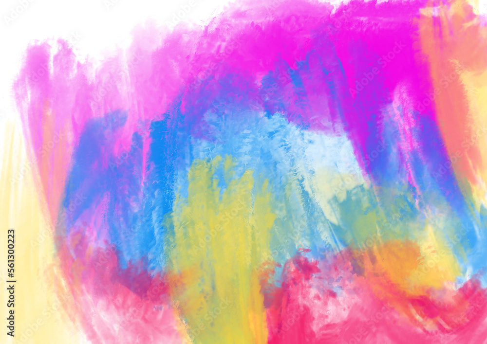 Oily colorful gouache paint background