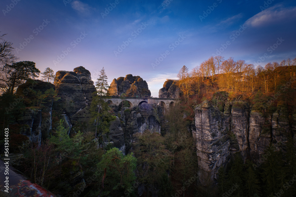 Bastei im Elbsandsteingebierge