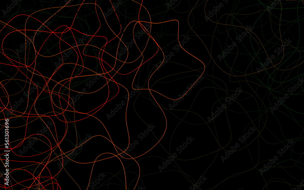 Dark Green, Red vector backdrop with memphis shapes. Dark Green, Red vector backdrop with memphis shapes.
