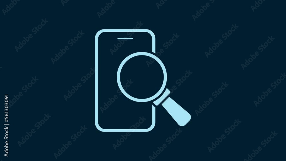 White Phone repair service icon isolated on blue background. Adjusting, service, setting, maintenance, repair, fixing. 4K Video motion graphic animation White Phone repair service icon isolated on blue background. Adjusting, service, setting, maintenance, repair, fixing. 4K Video motion graphic animation
