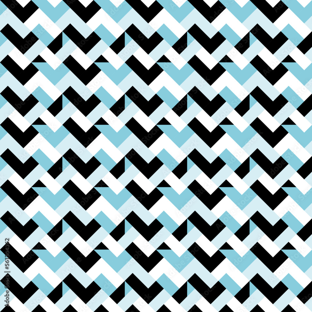 seamless pattern zig zag chevron black and blue seamless pattern zig zag chevron black and blue