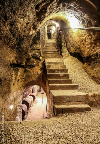Old cellar labyrinth in the Tokaj region