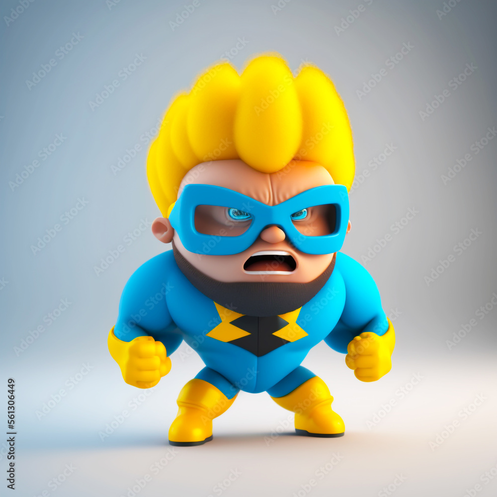 Fiery Fighter: Animated Superhero Fiery Fighter: Animated Superhero