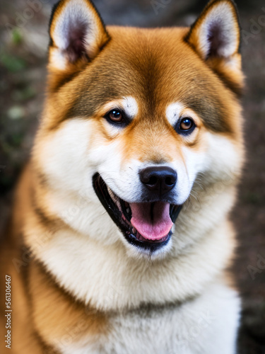 Macro photography of a Shiba inu dog © randyrafaelcg