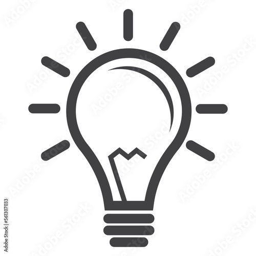 idea lamp lightbulb lighting icon 
