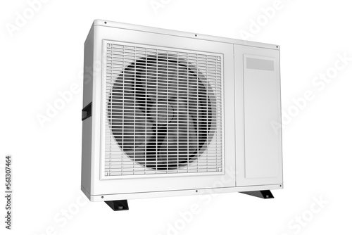 Air Condition Unit 3D PNG Illustration