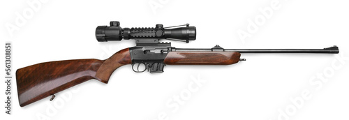 The big hunting gun with optical sight