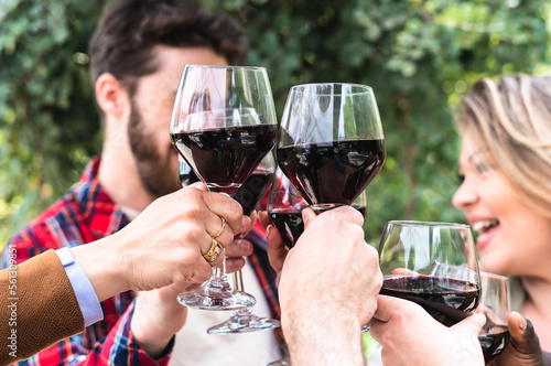 Raise a glass to good friends and great wine at this lively BBQ celebration