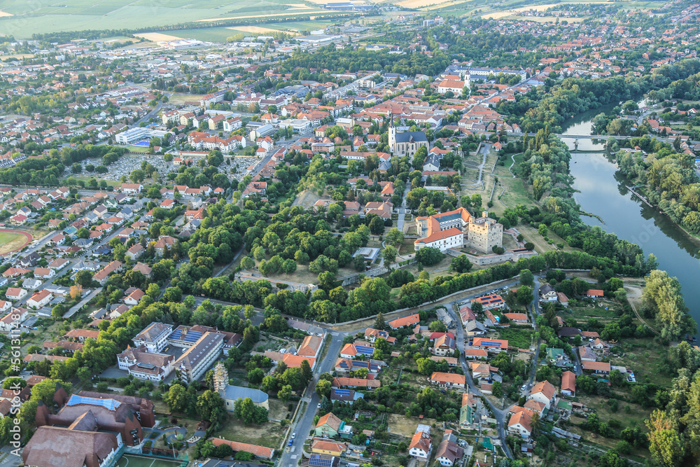 Historical downtown of Sárospatak (Hungary)