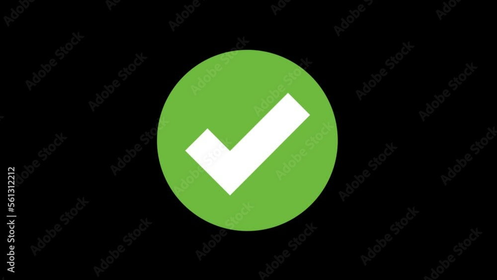 check mark symbols. Symbolizing right. check mark icon Motion Graphics. transparent Background stock video,green check mark icon check mark symbols. Symbolizing right. check mark icon Motion Graphics. transparent Background stock video,green check mark icon