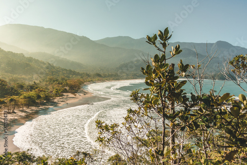 Uma das mais lindas praias do Brasil, Castelhanos em Ilha Bela photo