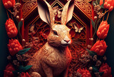 Chinese zodiac sign of the rabbit #05, Generative AI