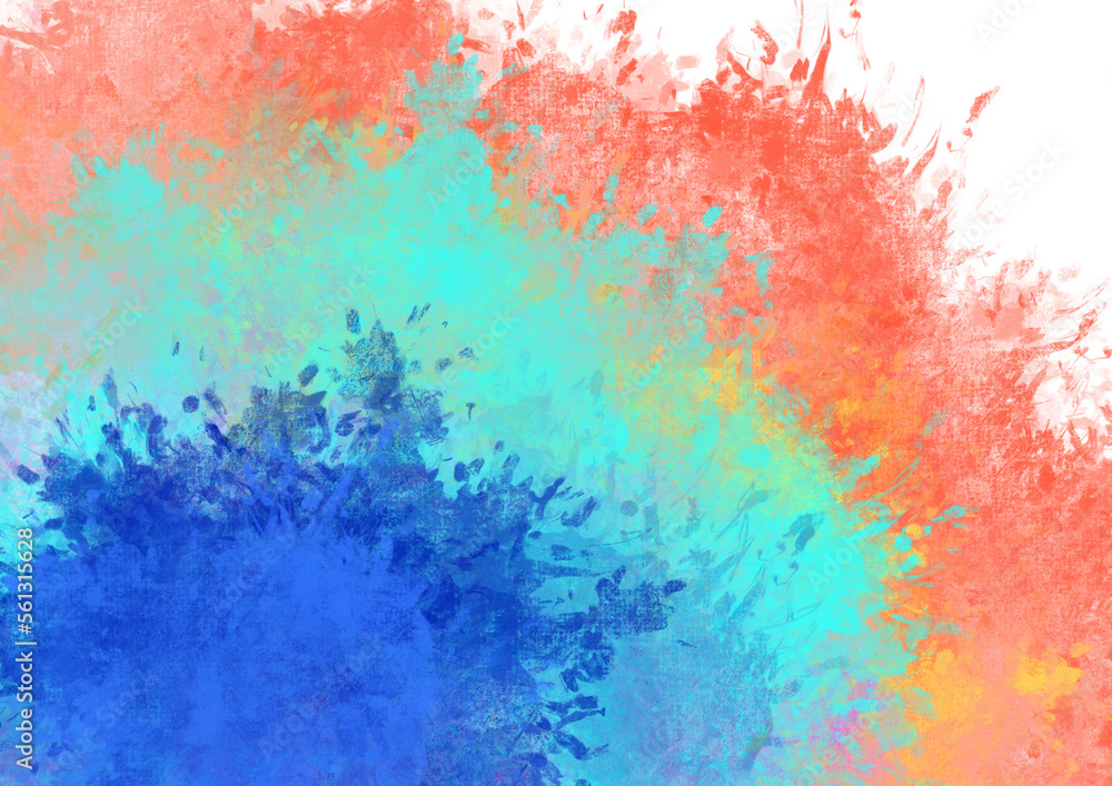 Fototapeta premium abstract watercolor background with splashes